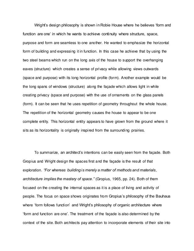 Frank Lloyd Wright Design Philosophy walter gropius and frank lloyd wright Frank Lloyd Wright Design Philosophy walter gropius and frank lloyd wright