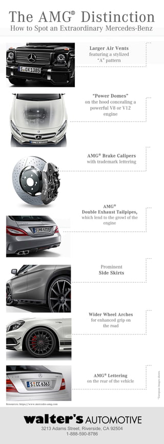 How to Spot a Mercedes-AMG® Model [Infographic]
