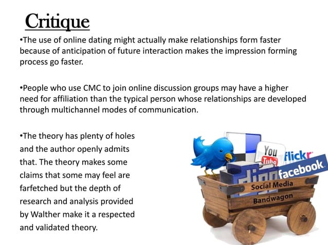 Walther s Social Information Processing Theory PPT