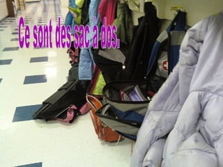 Ce sont des sac à dos. 