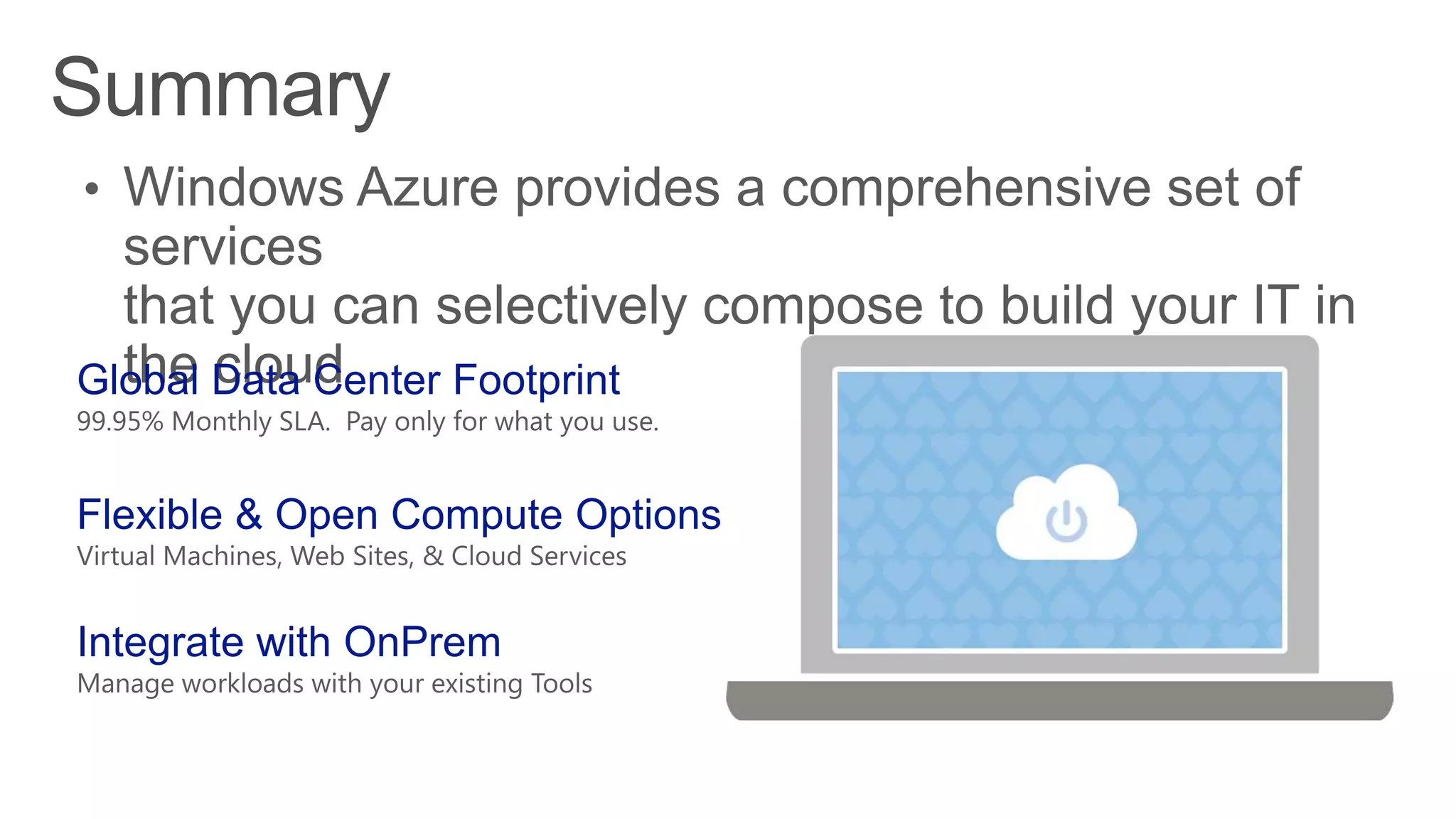 Windows Azure IaaS and Hybrid