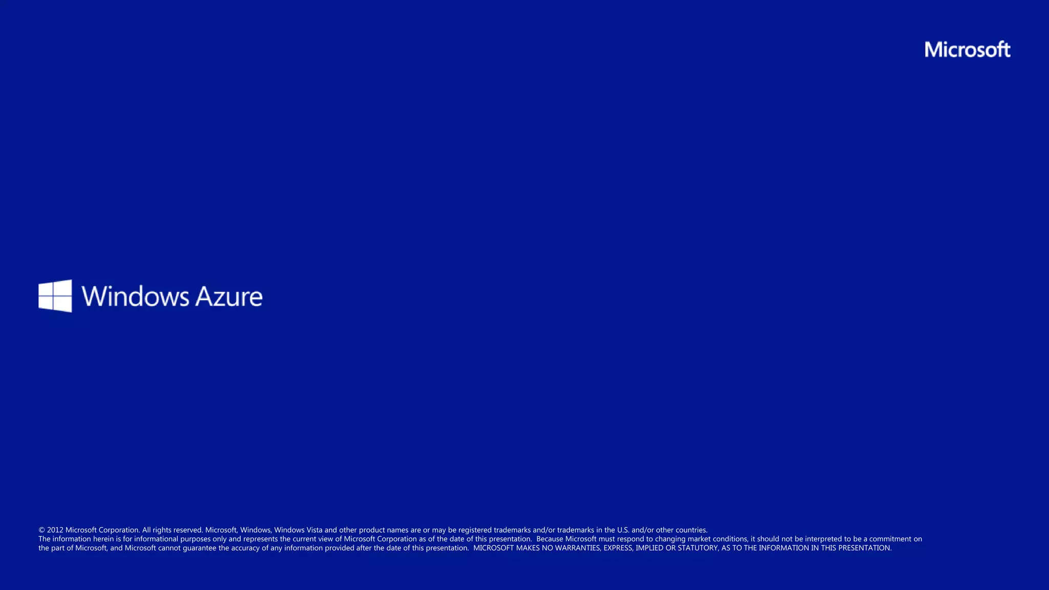 Windows Azure IaaS and Hybrid
