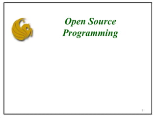 1
Open Source
Programming
 
