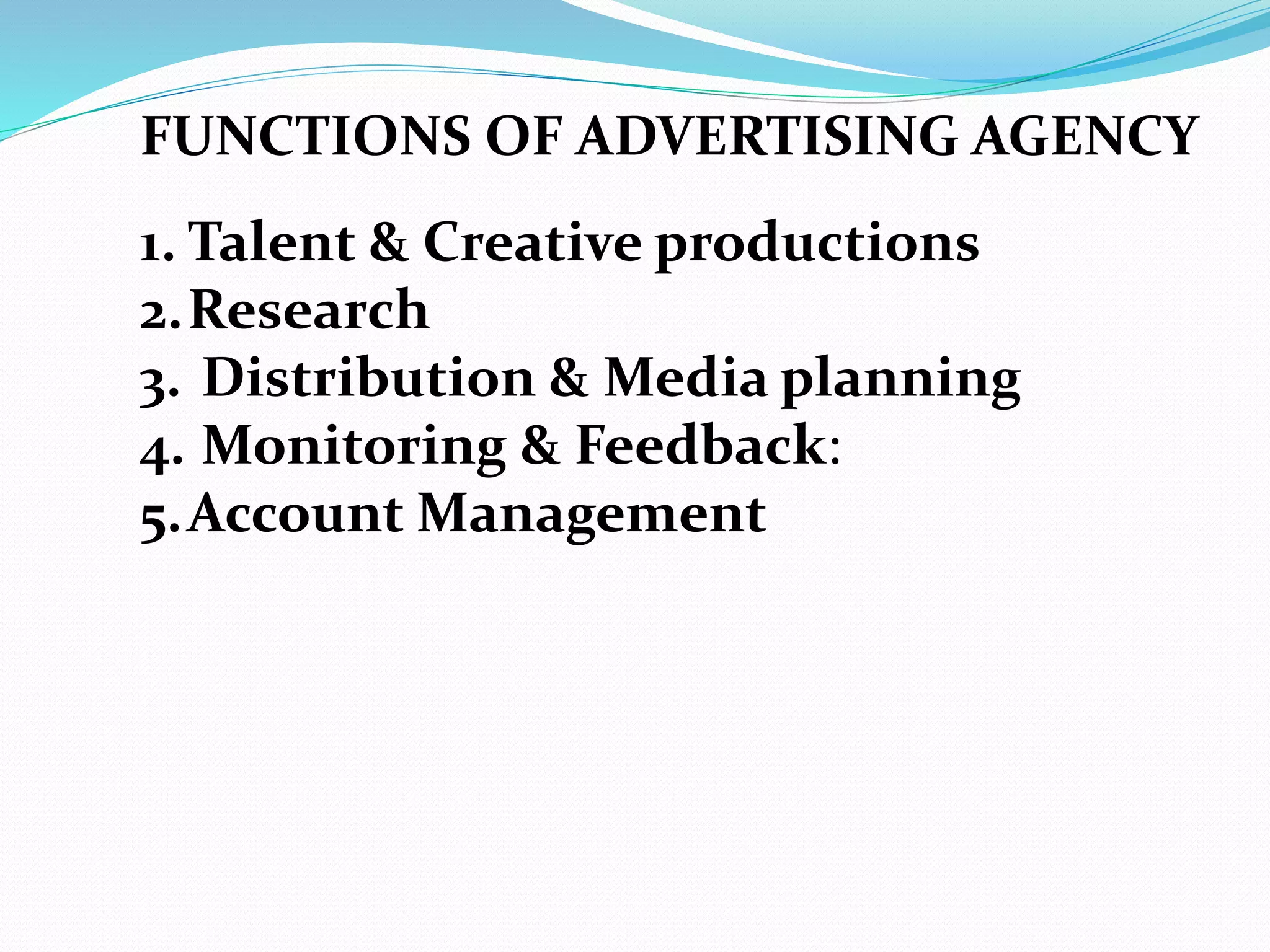 Advertising agency | PPTX | Advertising Industry | Industries