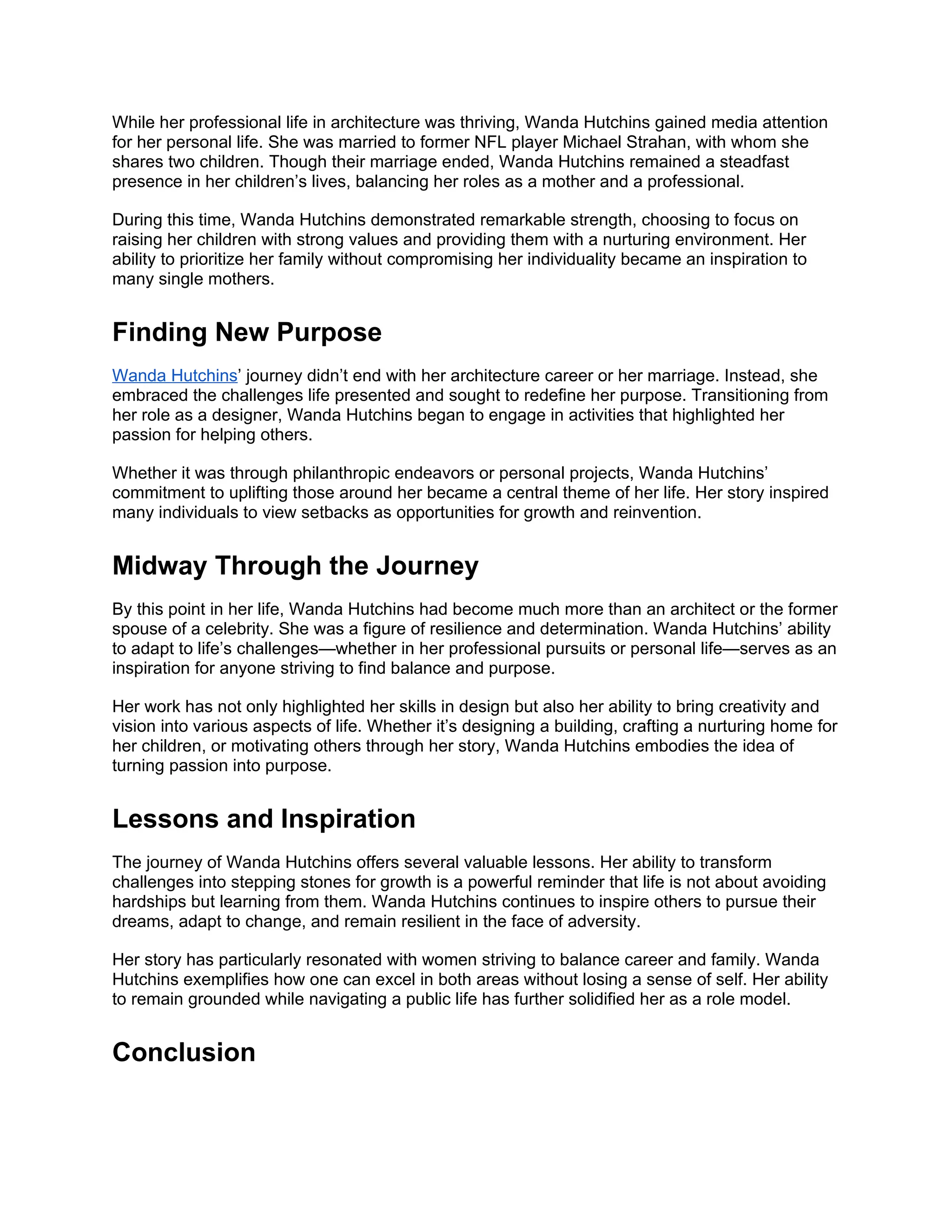 Wanda Hutchins’ Journey From Architecture to Inspiration PDF