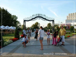 Międzyzdroje - located on the island of Wolin. Beautiful location between a wide beach with high cliff edge and a  forest areasof Wolin National Park are the qualities that make up this attractive seaside resort.