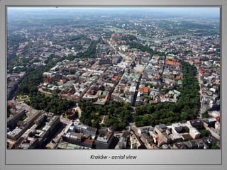 Kraków - aerialview