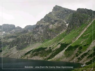 Kościelec - view from the Czarny Staw Gąsienicowy
