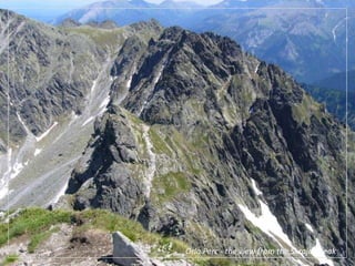 OrlaPerc - the view from the Skrajny peak