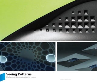 Seeing Patterns
Mathematic patterns inspired by nature.
                                          Wanderlust: 2010 Auto Show   7
 