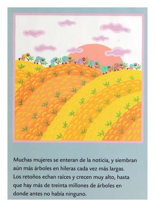 Wangari y los árboles de la paz