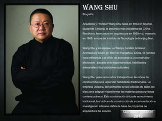 Wang Shu - Christian Jacob Moreno Guevara | PPSX