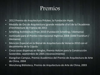 Wang Shu - Christian Jacob Moreno Guevara | PPSX