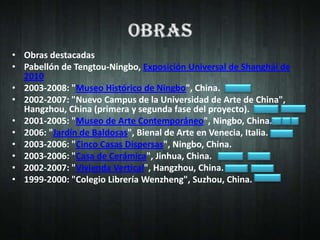 Wang Shu - Christian Jacob Moreno Guevara | PPSX