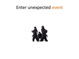 Enter unexpectedevent