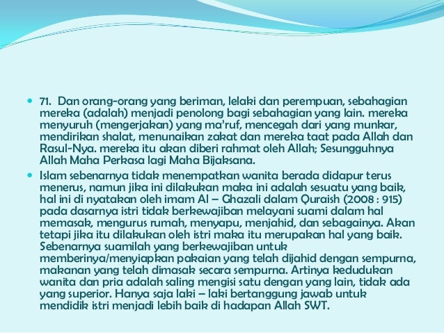 Wanita dan kepemimpinan politik dalam islam