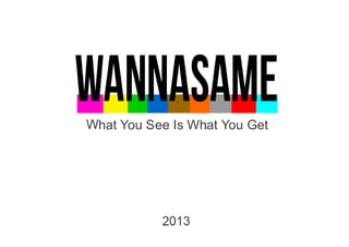 Wannasame.com (19.08.13). 