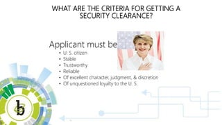 Want a Security Clearance? This Is What You Need to Know | PPT