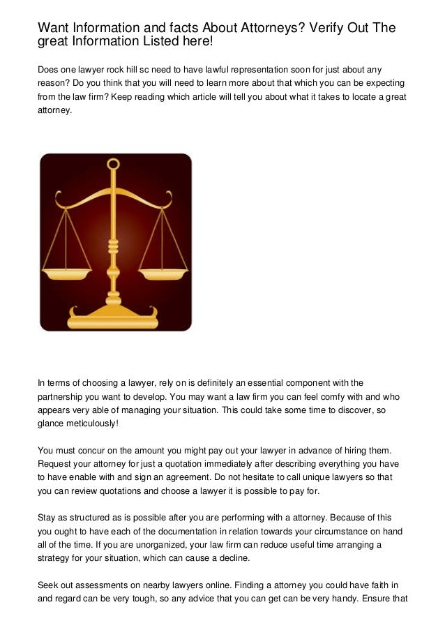 Want Information and facts About Attorneys? Verify Out The ... Want Information and facts About Attorneys? Verify Out The ...
