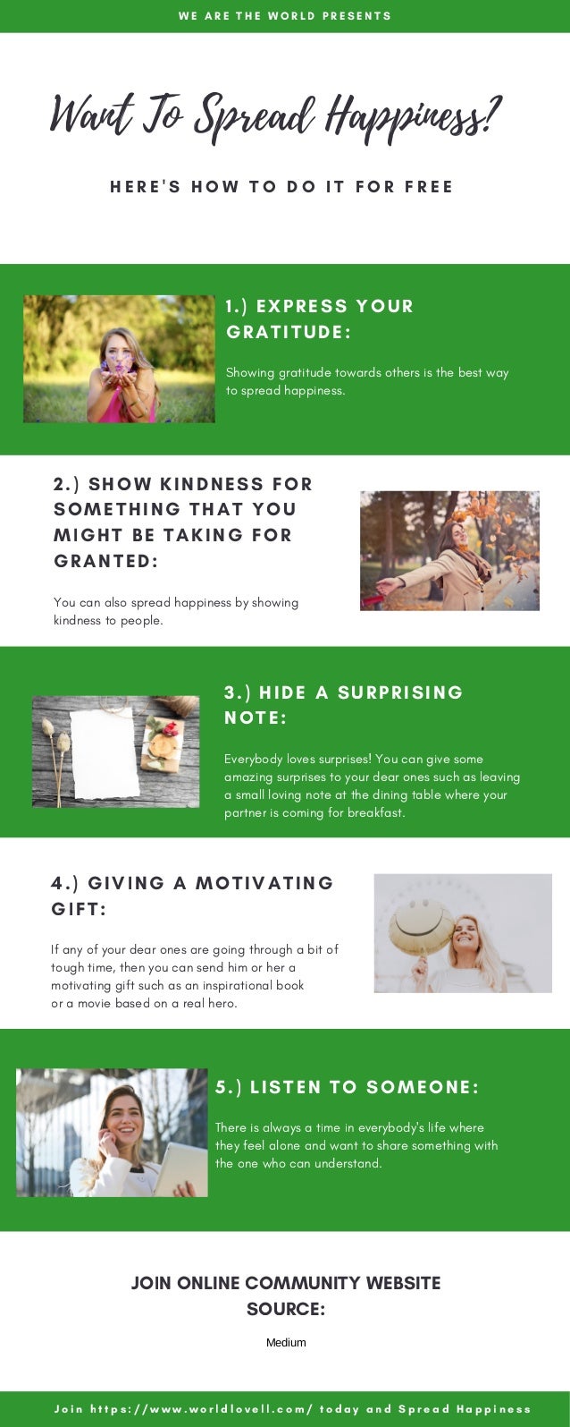 Want to spread happiness here's how to do it for free