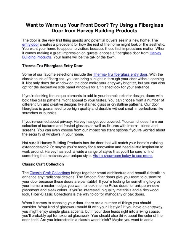 Want To Warm Up Your Front Door Try Using A Fiberglass Door