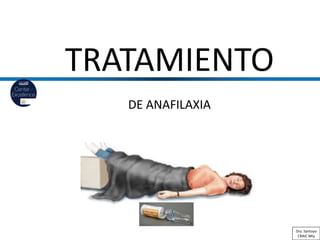 TRATAMIENTO
DE ANAFILAXIA
Dra. Santoyo
CRAIC Mty
 