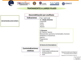 DESENSIBILIZACIONES
TRATAMIENTO A LARGO PLAZO
Dra. Santoyo
CRAIC Mty
 