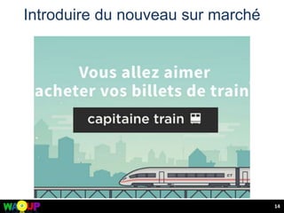 Introduire du nouveau sur marché
14
 