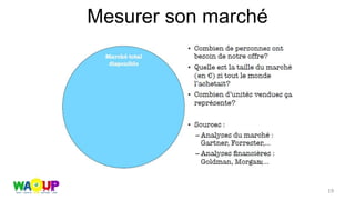 Mesurer son marché
19
 