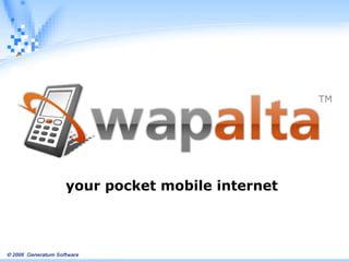 your pocket mobile internet
 