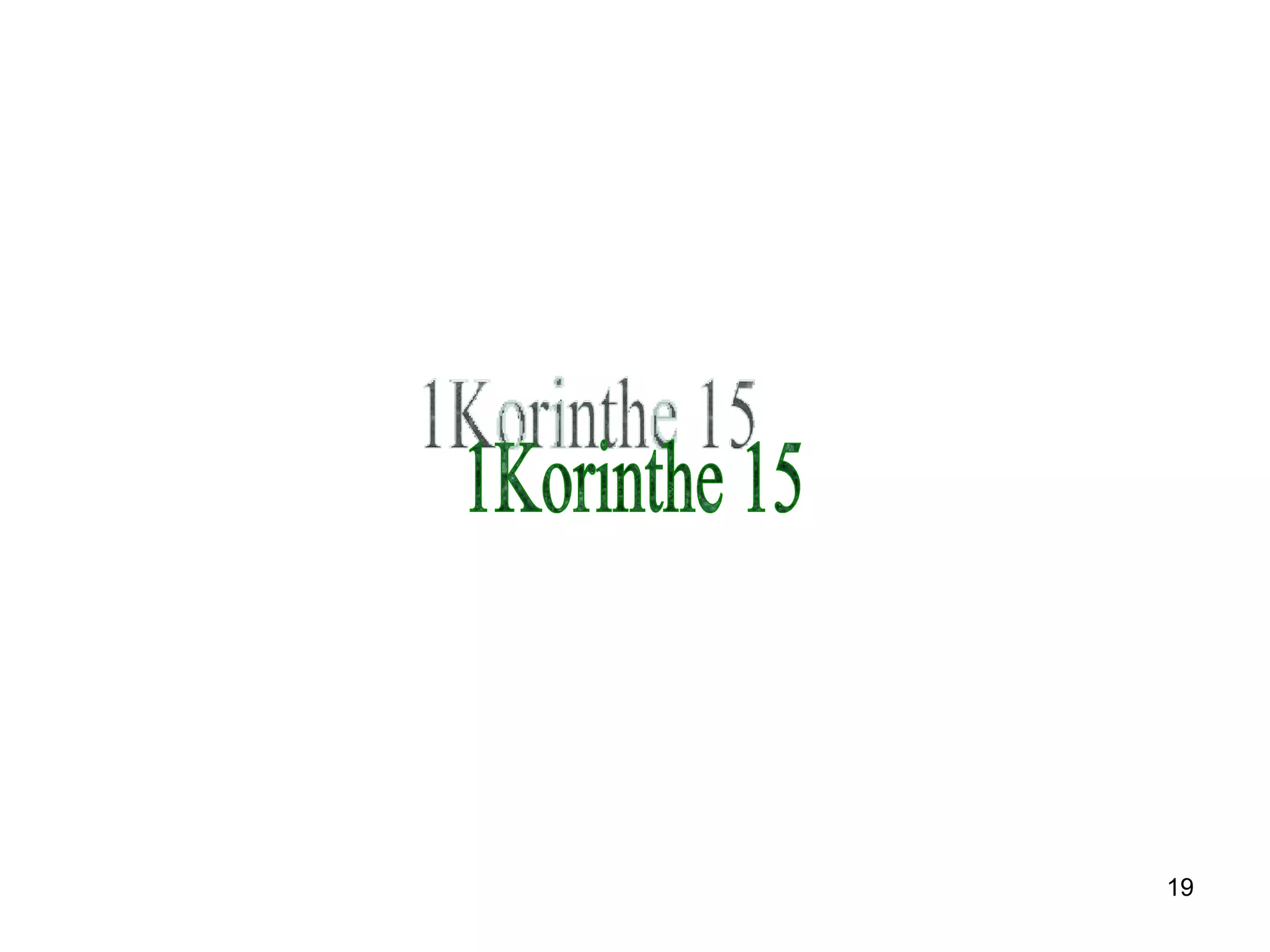 1Korinthe 15 