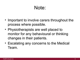 Post Fall Note Western Australian Multidisciplinary Post Fall Management Guidelines ...