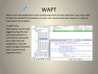 Wap tpresentation (Load testing Tool ) | PPT