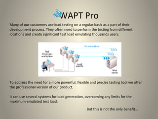 Wap tpresentation (Load testing Tool ) | PPT