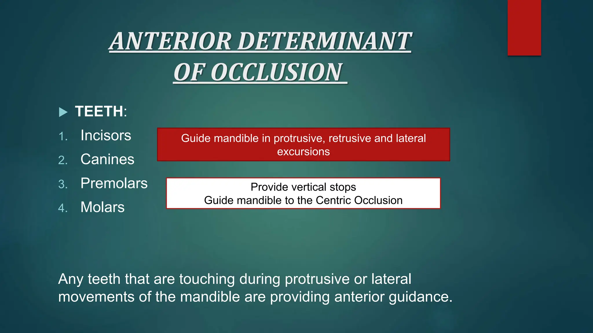 Dentistry pptx on topic of normal occlusion | PPTX