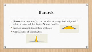 Normality evaluation in a data | PPTX