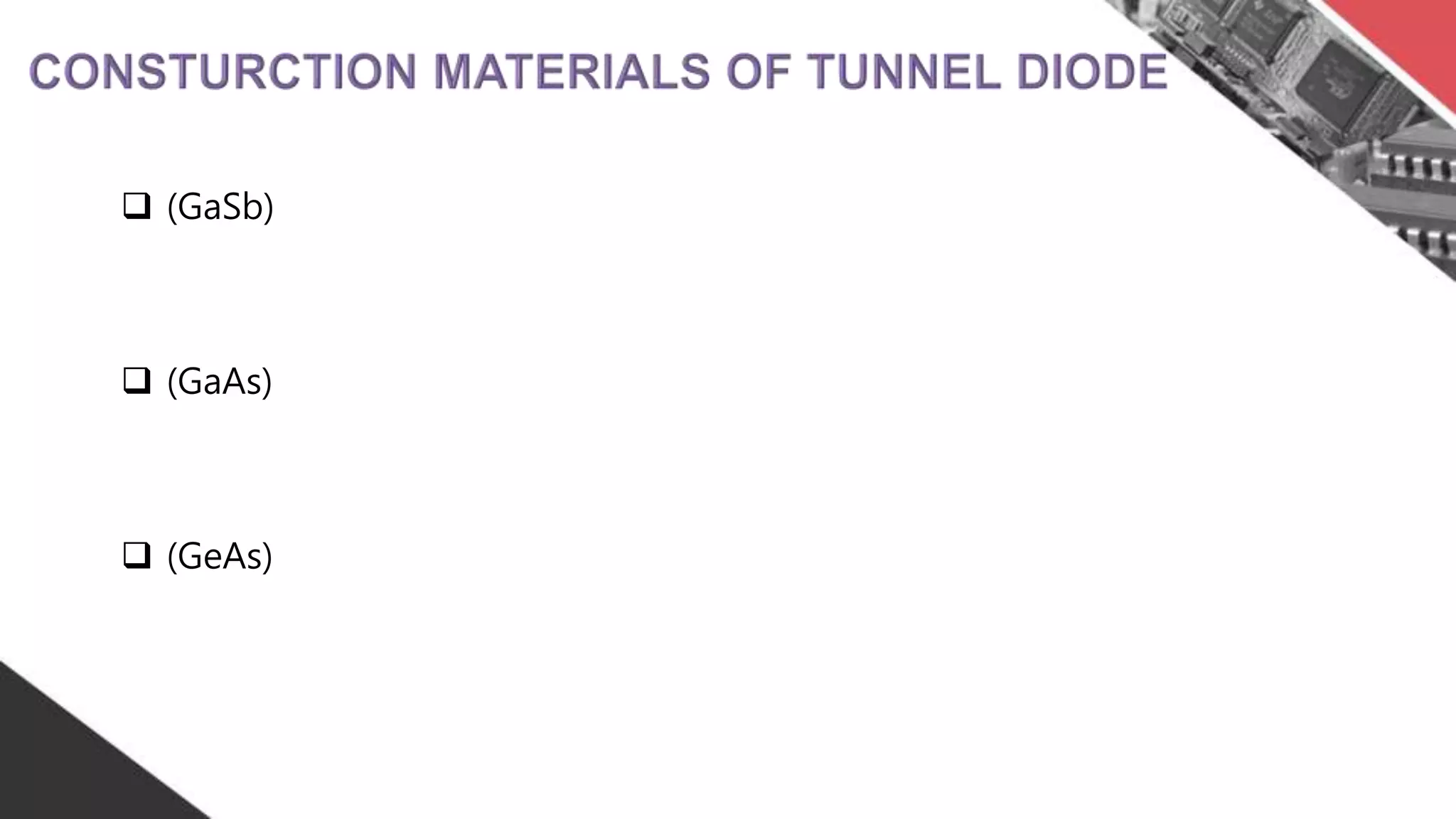  (GaSb)
 (GaAs)
 (GeAs)
 