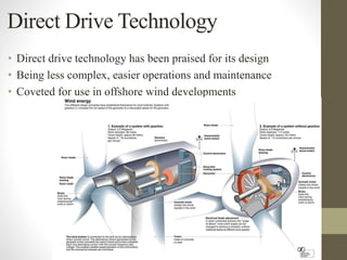 Direct drive vs Geared technology of HAWT | PPTX