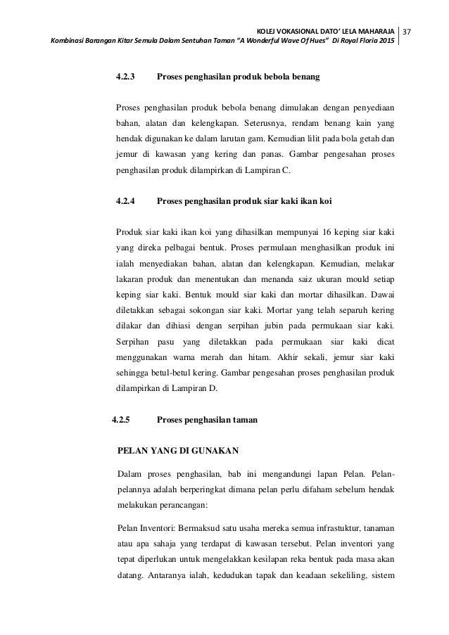 Tesis Diploma Vokasional Malaysia Landskap