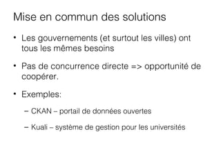 Des citoyens engagés pour une ville intelligente - Web à Québec - 20 mars 2014 Slide 12