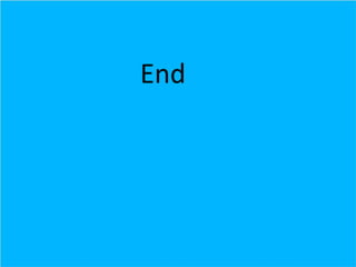End

 