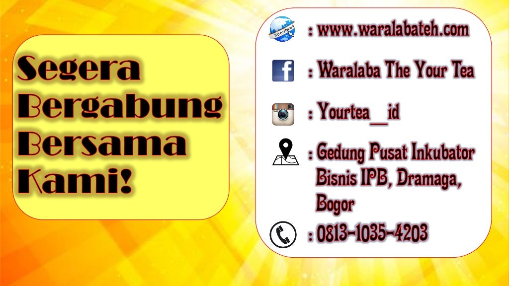 Usaha Franchise Minuman Teh