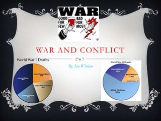WAR AND CONFLICT
By: Ian Whelan

 