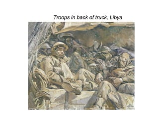 Troops in back of truck, Libya
 