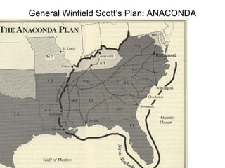 General Winfield Scott’s Plan: ANACONDA
 