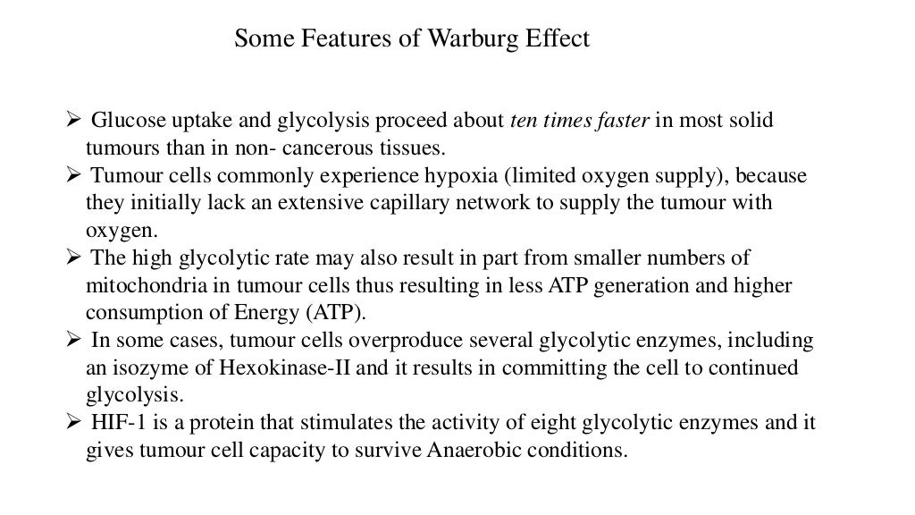Warburg effect