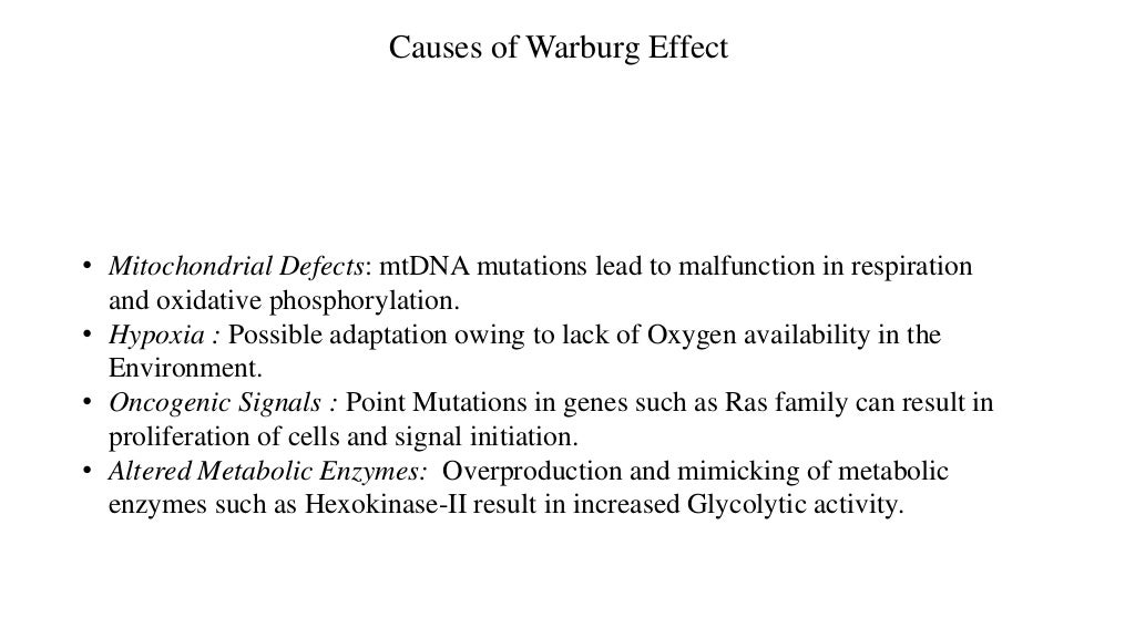 Warburg effect
