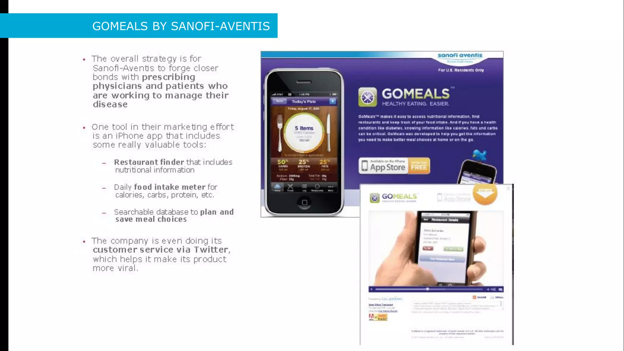 GOMEALS BY SANOFI-AVENTIS
 