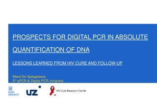 Prospects for Digital PCR in Absolute Quantification of DNA and RNA | PDF