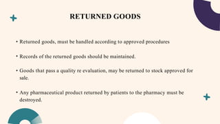 Pharmaceutical Quality Assurance - Unit 5 - Warehousing - B Pharm 6 th ...